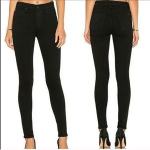 Hudson Black Barbara High Waist Skinny Jeans Sz 29